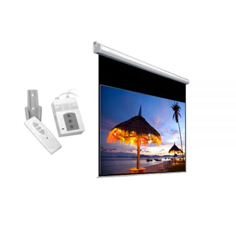 DP Motorized/Electric Projection Screen 84" x 84"